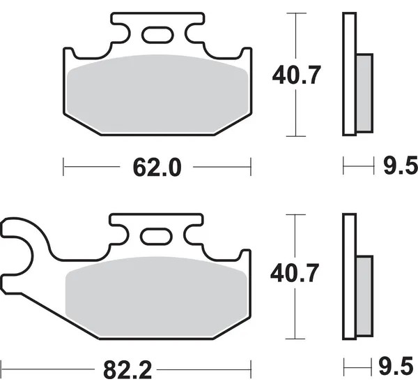 SBS Bremsbeläge & Bremsbacken - Detailansicht