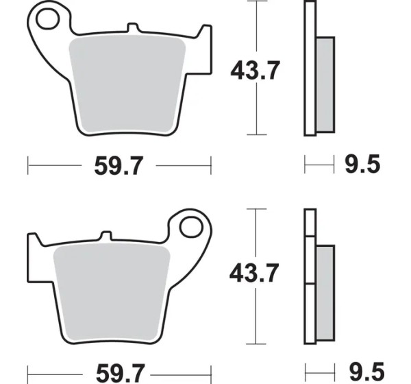 SBS Bremsbeläge & Bremsbacken - Detailansicht