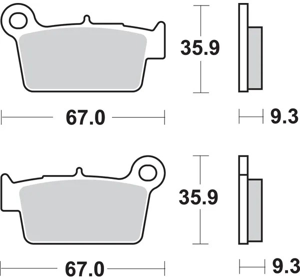 SBS Bremsbeläge & Bremsbacken - Detailansicht