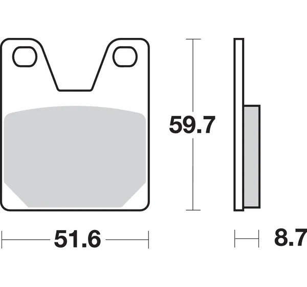 SBS Bremsbeläge & Bremsbacken - Detailansicht