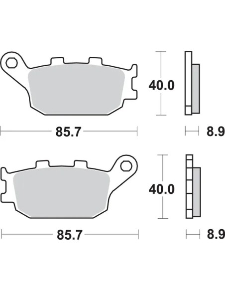 SBS Bremsbeläge & Bremsbacken - Einbaubeispiel