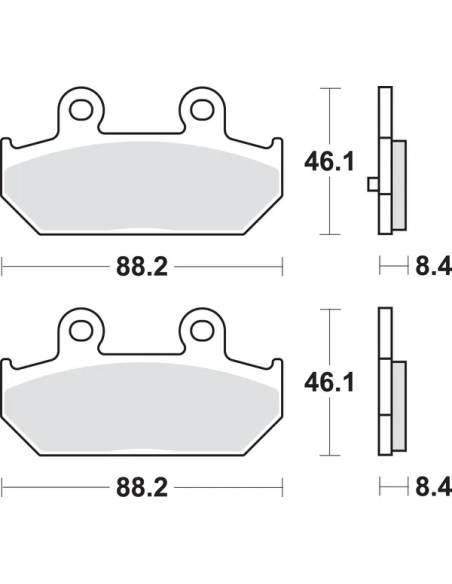 SBS Bremsbeläge & Bremsbacken - Detailansicht