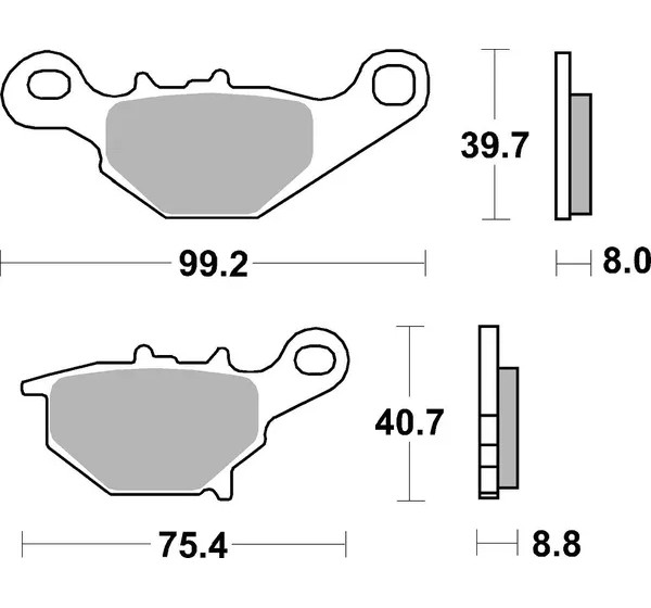 SBS Bremsbeläge & Bremsbacken - Detailansicht