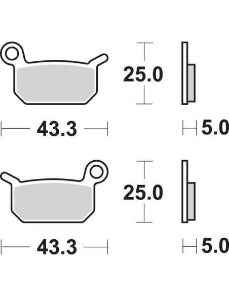 SBS Bremsbeläge & Bremsbacken - Detailansicht