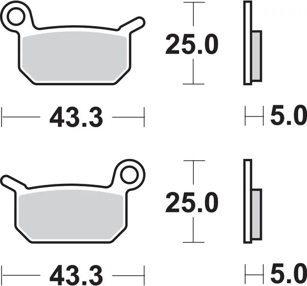 SBS Bremsbeläge & Bremsbacken - Detailansicht