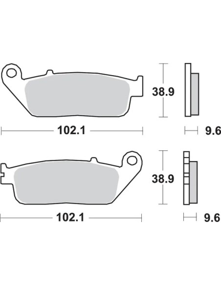 SBS Bremsbeläge & Bremsbacken - Detailansicht