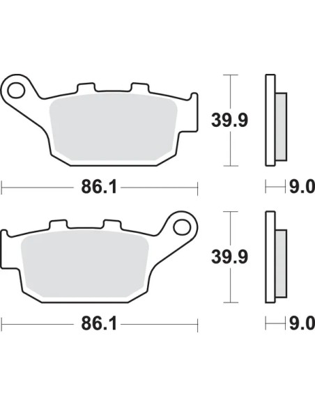 SBS Bremsbeläge & Bremsbacken - Einbaubeispiel