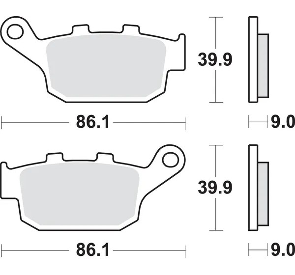 SBS Bremsbeläge & Bremsbacken - Einbaubeispiel