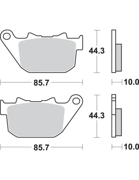 SBS Bremsbeläge & Bremsbacken - Detailansicht