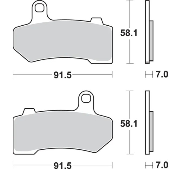 SBS Bremsbeläge & Bremsbacken - Detailansicht