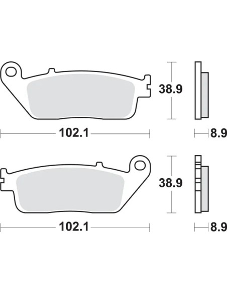 SBS Bremsbeläge & Bremsbacken - Detailansicht