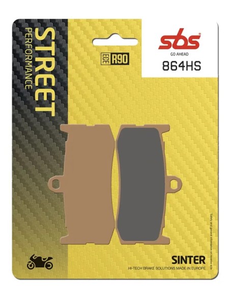 SBS Bremsbeläge & Bremsbacken für TRIUMPH DAYTONA 675 2009-2015