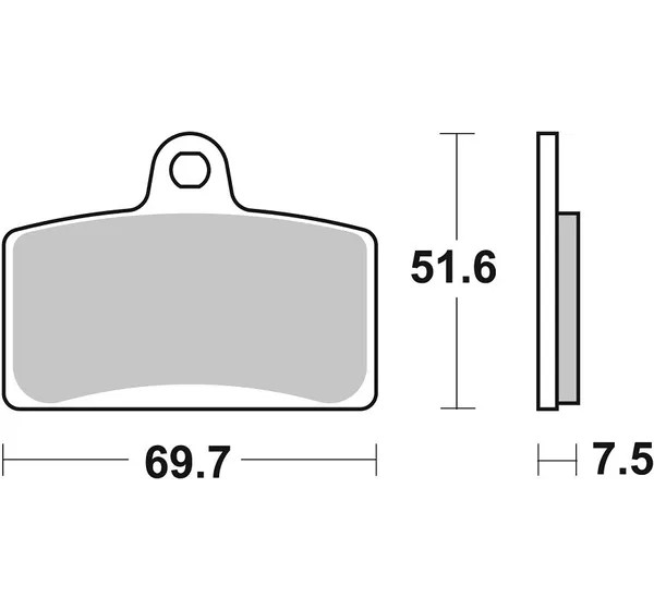 SBS Bremsbeläge & Bremsbacken - Detailansicht