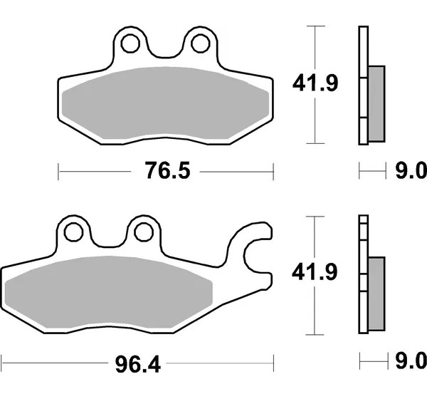 SBS Bremsbeläge & Bremsbacken - Detailansicht