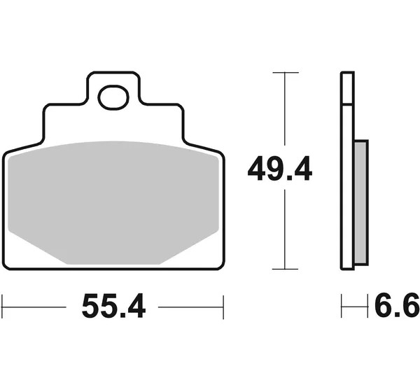 SBS Bremsbeläge & Bremsbacken - Detailansicht