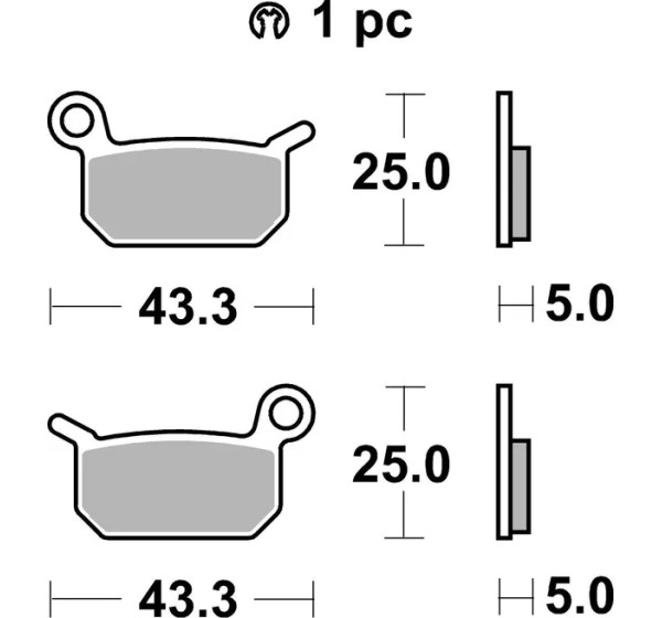 SBS Bremsbeläge & Bremsbacken - Detailansicht