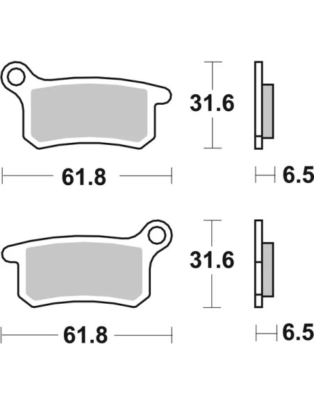 SBS Bremsbeläge & Bremsbacken - Detailansicht