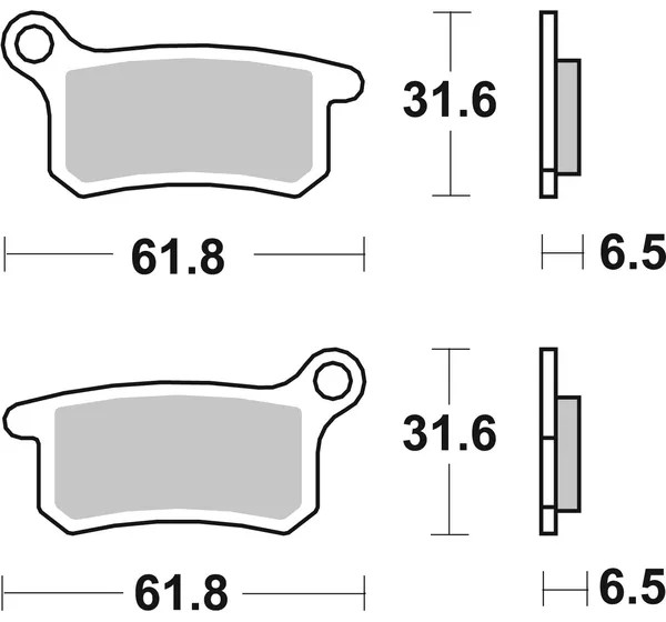 SBS Bremsbeläge & Bremsbacken - Detailansicht
