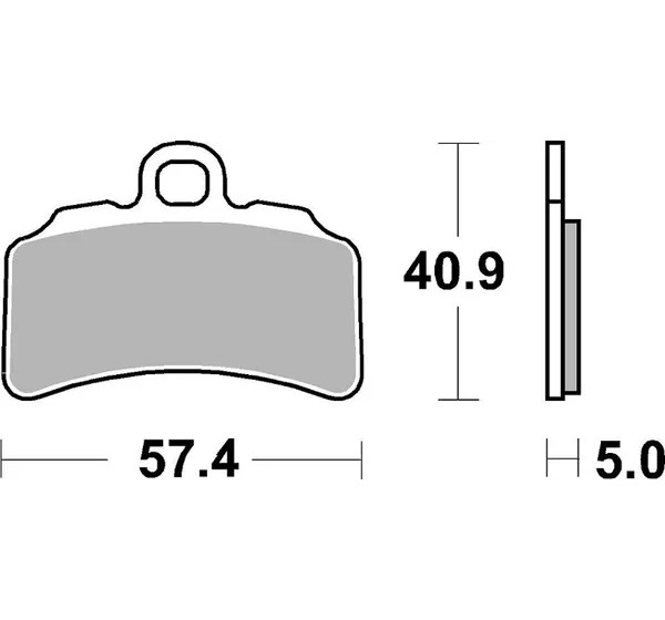 SBS Bremsbeläge & Bremsbacken - Detailansicht