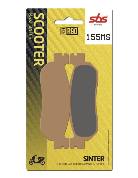 SBS Bremsbeläge & Bremsbacken für YAMAHA YP 250 R 2005-2013