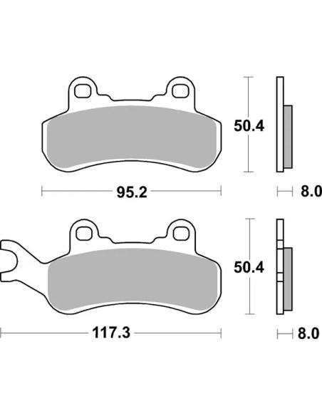 SBS Bremsbeläge & Bremsbacken - Detailansicht