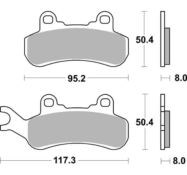 SBS Bremsbeläge & Bremsbacken - Detailansicht