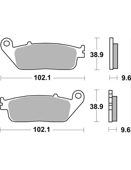 SBS Bremsbeläge & Bremsbacken - Detailansicht