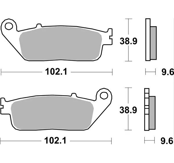 SBS Bremsbeläge & Bremsbacken - Detailansicht