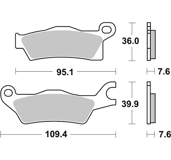 SBS Bremsbeläge & Bremsbacken - Detailansicht