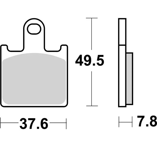 SBS Bremsbeläge & Bremsbacken - Detailansicht