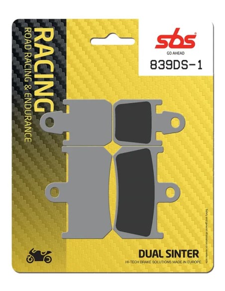 SBS Bremsbeläge & Bremsbacken für YAMAHA YZF-R1 1000 2007-2014