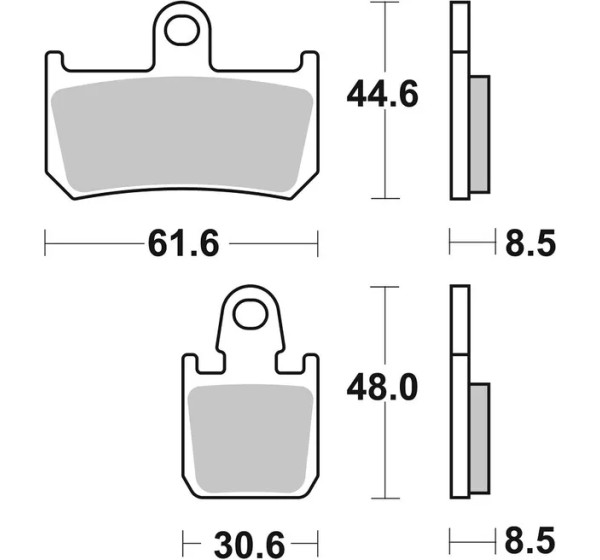 SBS Bremsbeläge & Bremsbacken - Detailansicht