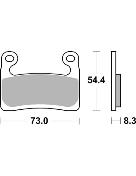 SBS Bremsbeläge & Bremsbacken - Detailansicht