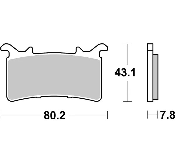 SBS Bremsbeläge & Bremsbacken - Detailansicht