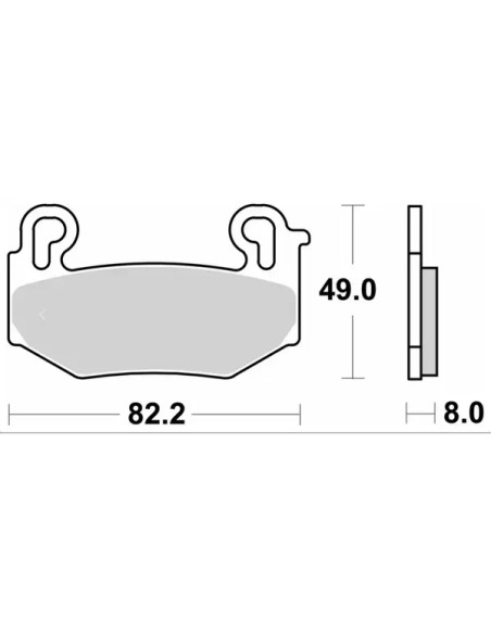 SBS Bremsbeläge & Bremsbacken - Detailansicht