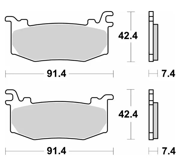 SBS Bremsbeläge & Bremsbacken - Detailansicht
