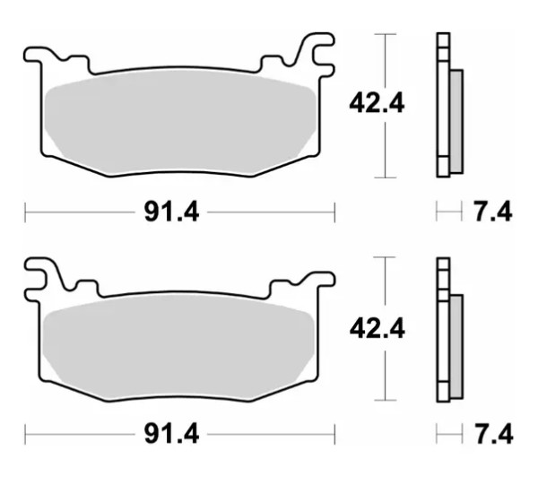 SBS Bremsbeläge & Bremsbacken - Detailansicht