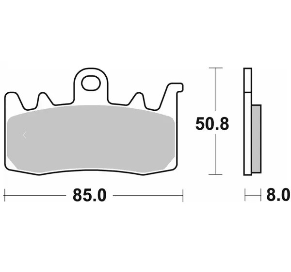 SBS Bremsbeläge & Bremsbacken - Detailansicht