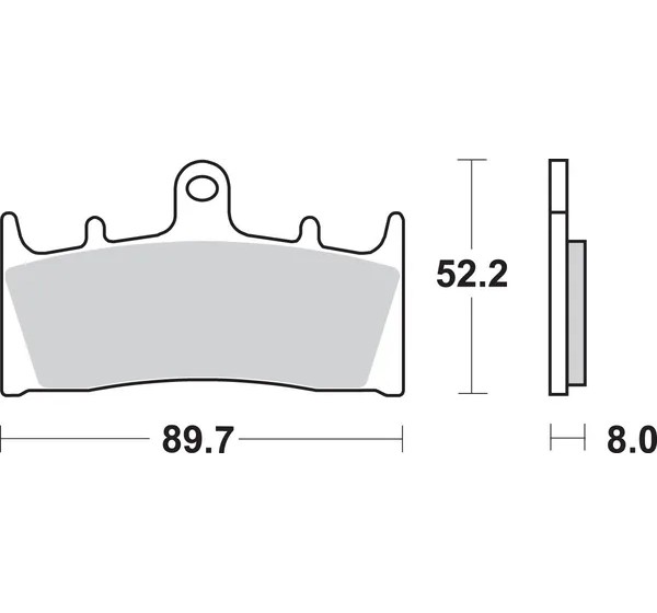 SBS Bremsbeläge & Bremsbacken - Detailansicht
