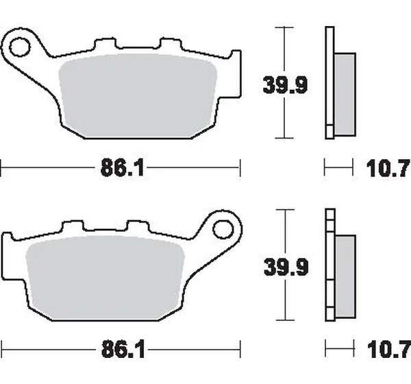 SBS Bremsbeläge & Bremsbacken - Detailansicht