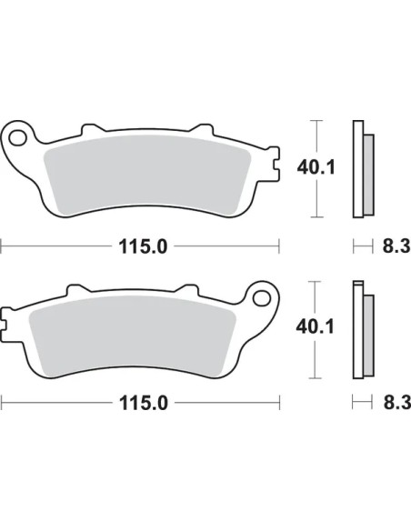 SBS Bremsbeläge & Bremsbacken - Detailansicht