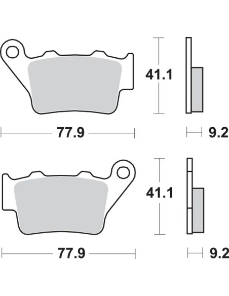 SBS Bremsbeläge & Bremsbacken - Detailansicht