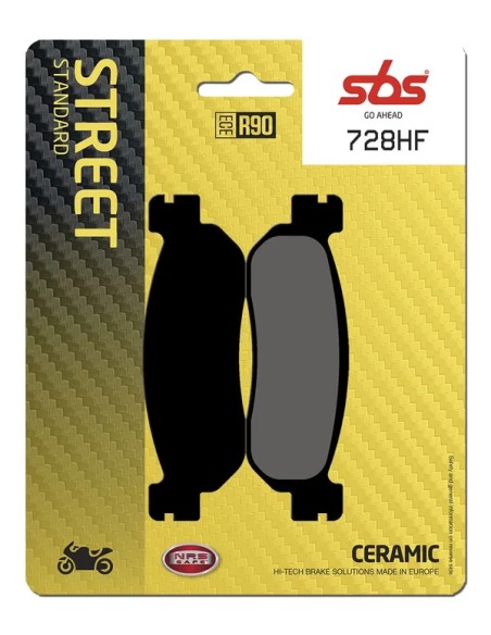 SBS Bremsbeläge & Bremsbacken für YAMAHA TW 200 2001-2022