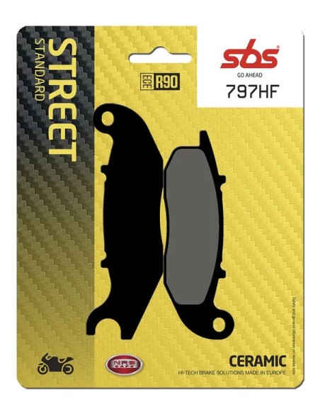 SBS Bremsbeläge & Bremsbacken für HONDA CBR 125 R 2004-2016