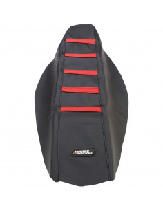 MOOSE RACING GERIPPTER SITZBANKBEZUG SCHWARZ/ROT