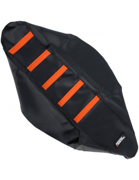 MOOSE RACING GERIPPTER SITZBANKBEZUG SCHWARZ/ORANGE