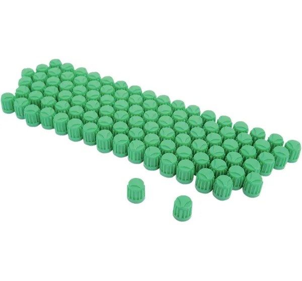 K&L SUPPLY Ventilschäfte - CAP VALVE STEM GREEN 100P