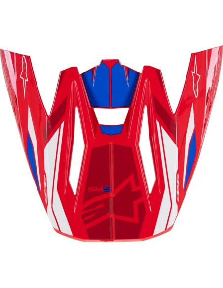 ALPINESTARS(MX) Visiere & Blenden - VISOR SM5 ACT2 RD/BL