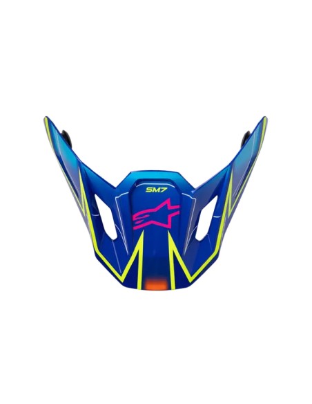 ALPINESTARS(MX) Ersatzteile - VISOR SM7 CAST BLU/YL/PINK