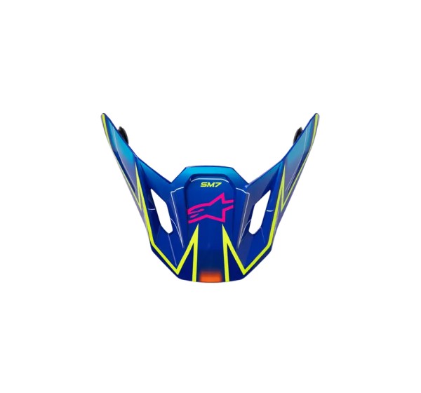 ALPINESTARS(MX) Ersatzteile - VISOR SM7 CAST BLU/YL/PINK